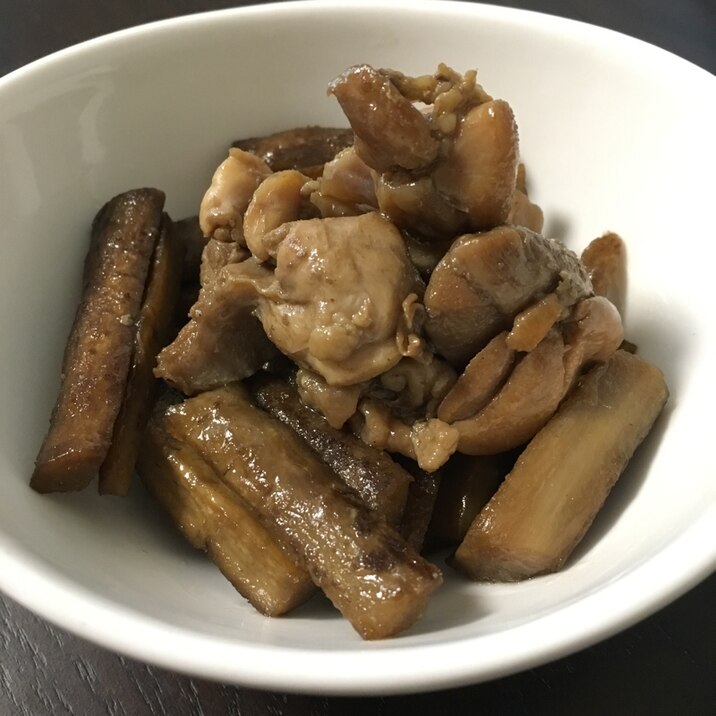 ご飯がすすむ！こってり鶏ごぼう